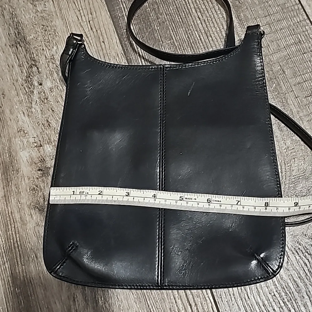 Fossil Leather Animal Print Crossbody Bag